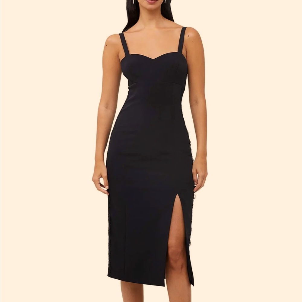 nwt FRENCH CONNECTION Echo Crepe Lace Dress